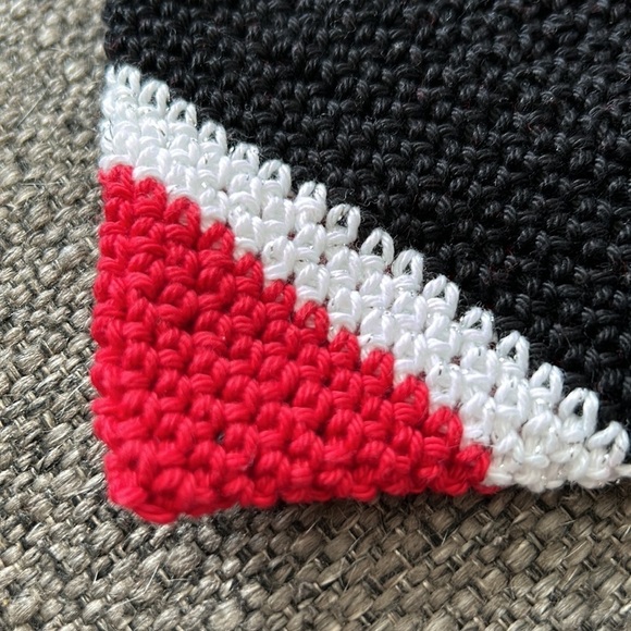 UGA Coaster-Signature red and black with a touch of silver for silver britches - Picture 3 of 4